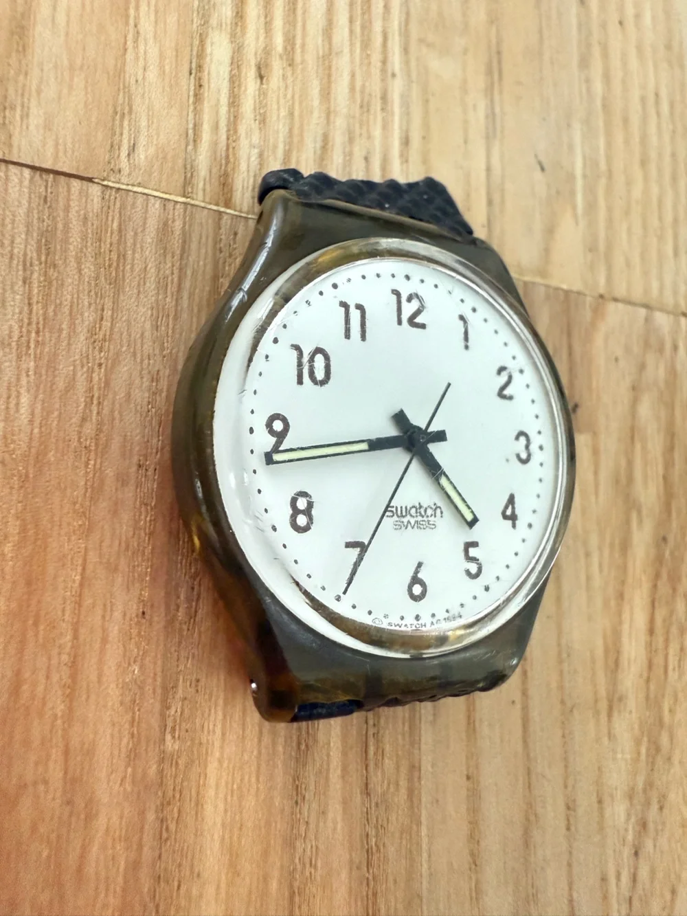 Vintage swatch watch NEW BATTERY strap needed